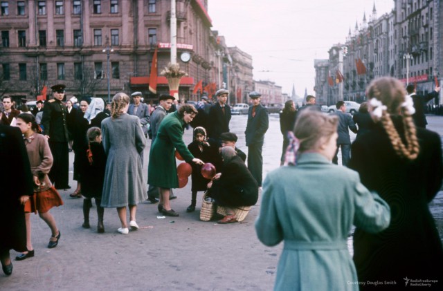 Москва 1952-1954 в цвете