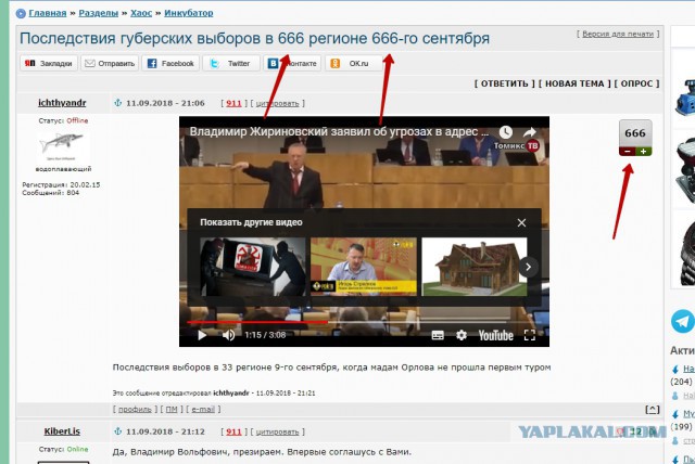 Последствия губерских выборов в 33 регионе 9-го сентября