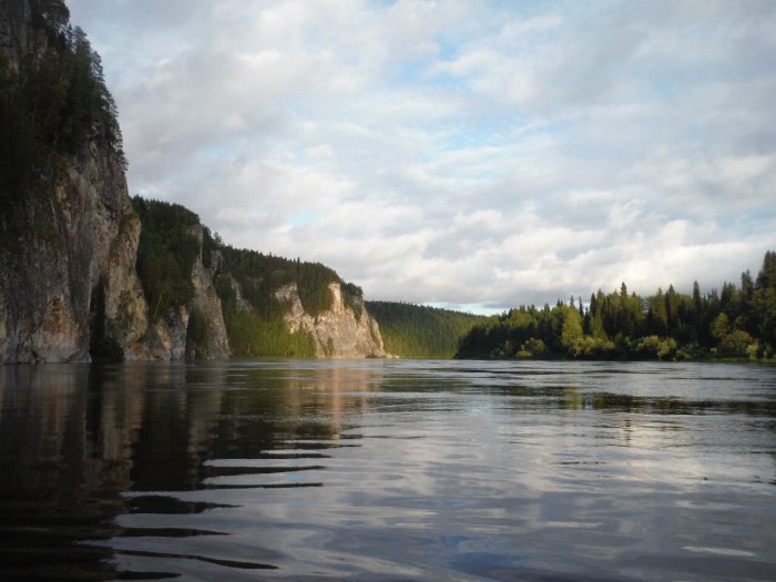Исток реки впадающей в Каспийское море .