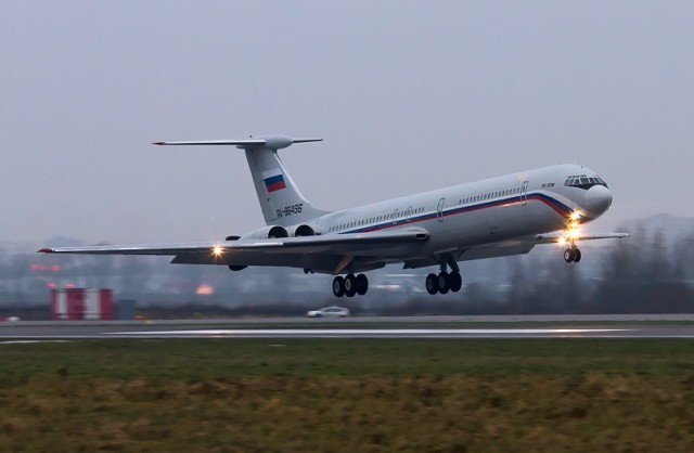 Динамическое торможение Ил-62 и реверс в воздухе