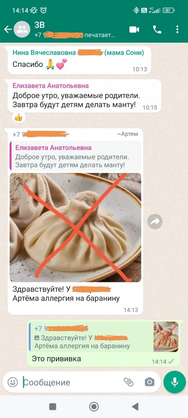 Родительские чаты они такие...