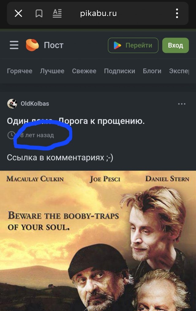 Один дома: дорога к прощению