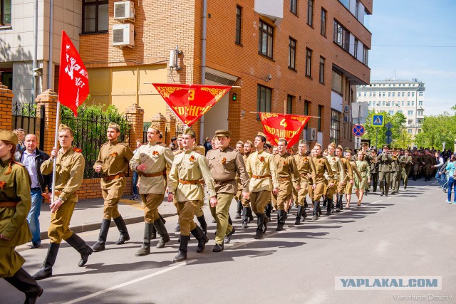 Парад в честь украинских ветеранов ВОВ