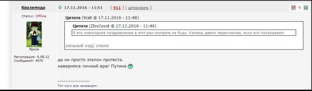 Россияне выбрали В.Путина президентом 2018 года