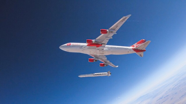 Virgin Orbit впервые успешно запустила ракету LauncherOne с самолёта Boeing 747
