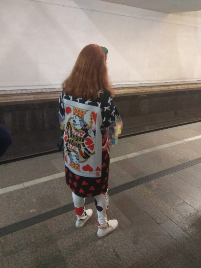 Свежая порция самобытных модников из российского метрополитена