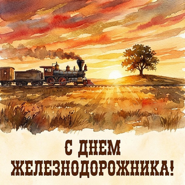 С днём железнодорожника!