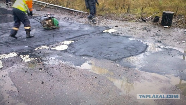 Как укладывают двухполосную бетонную дорогу в США
