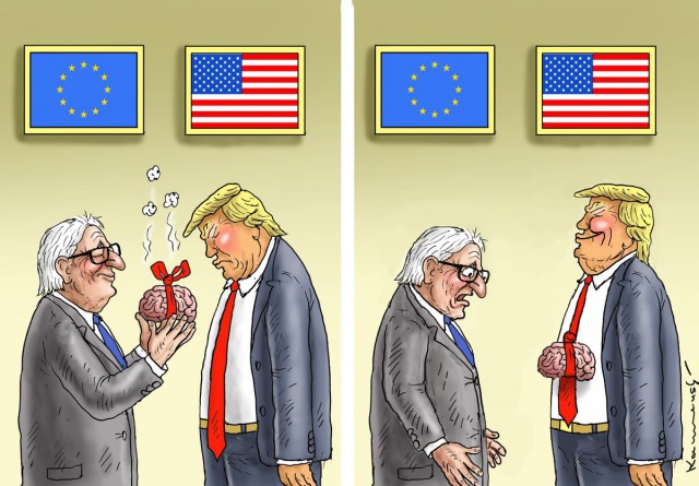 США наклонили Евросоюз