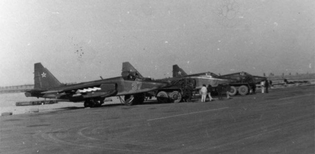 Штурмовик Су-25 в Афганистане
