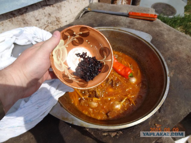 Готовим на даче. Сырне было.