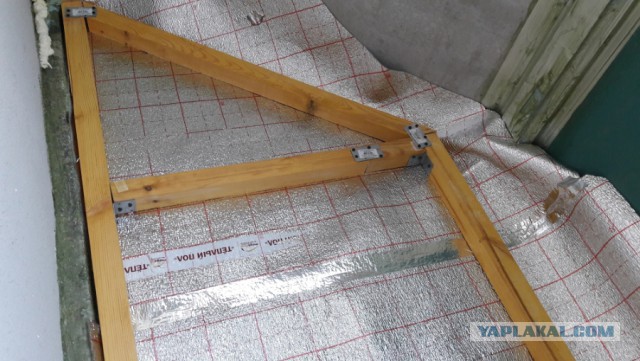 Утепление и отделка балкона для себя.