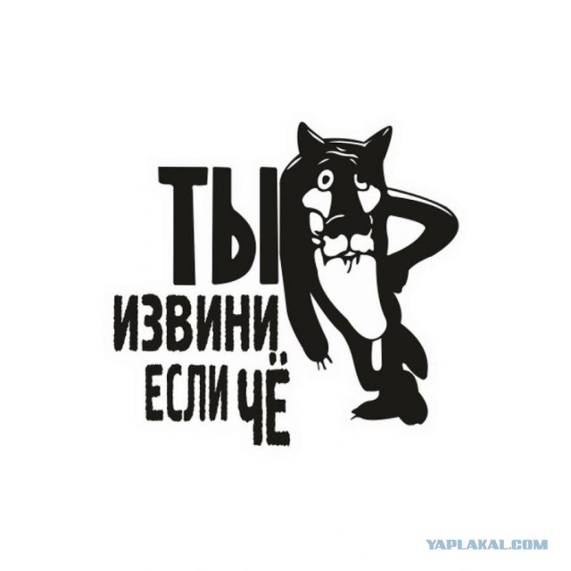 Станет нормальный человек клеить такую надпись на автомобиль?