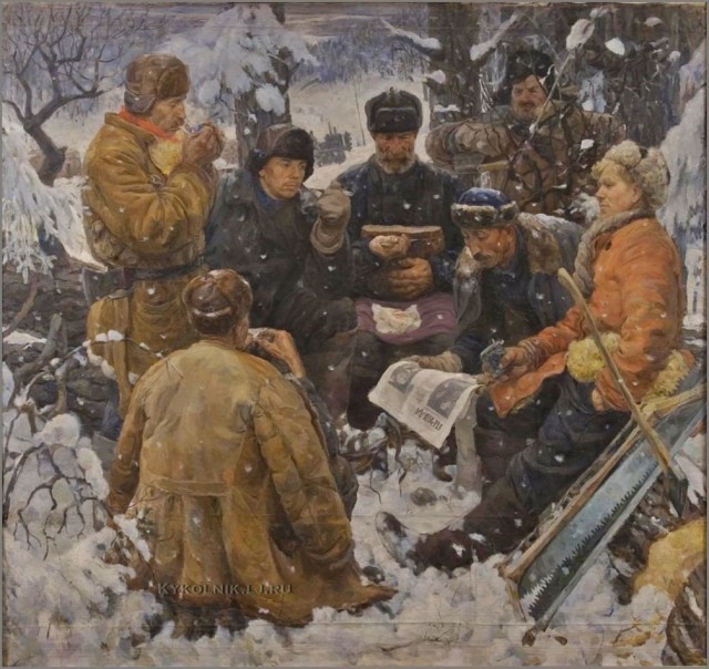 Труд в живописи СССР