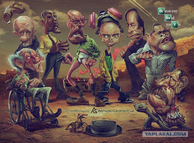 Шарж "ВО ВСЕ ТЯЖКИЕ"