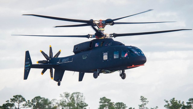 Летные испытания американского перспективного вертолета S-97 Raider