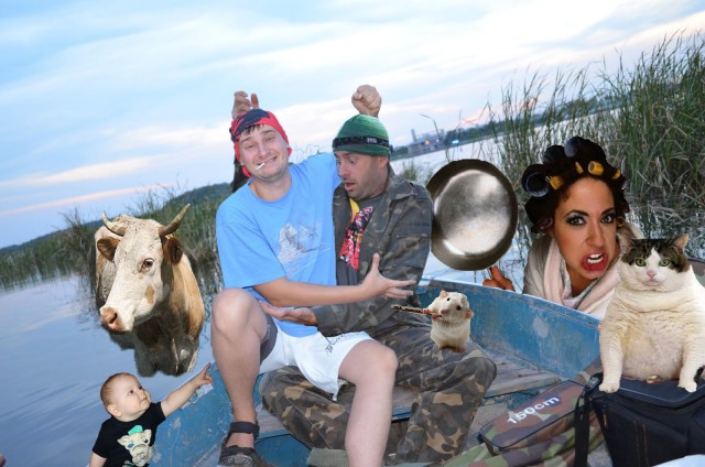 Фотожаба: Рыбаки без рыбы