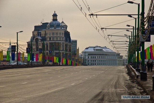 Москва. Утро. 1 января