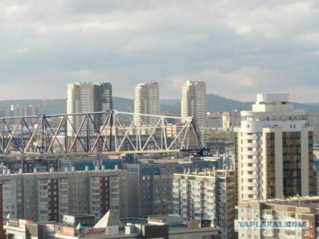Пожар в Красноярске