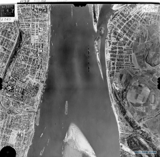 Сталинград Аэрофотосъемка 1942 года