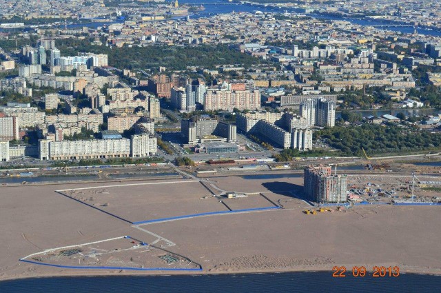 В Петербурге засыпают море