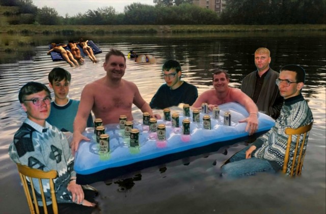 Фотожаба "Чуваки на отдыхе"