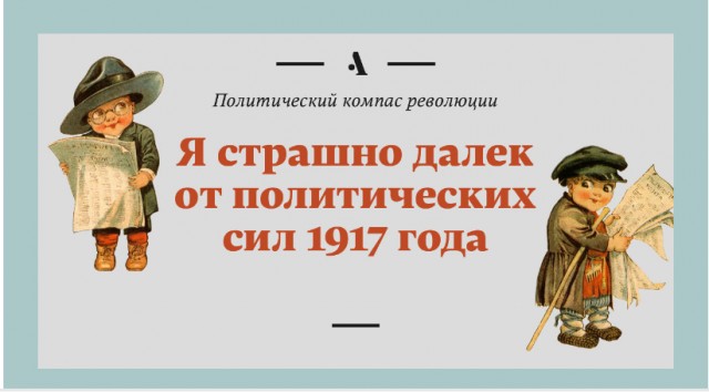 Тест - Ваше место на политическом компасе 1917
