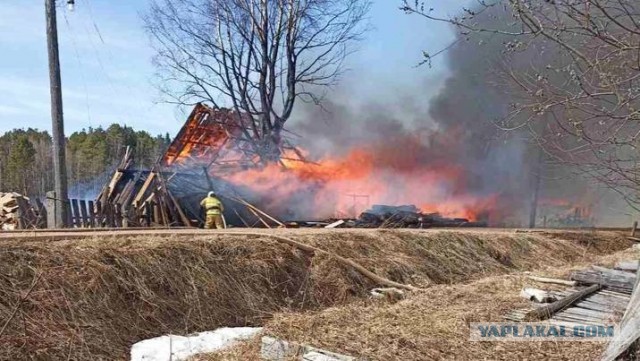 Бабушка спалила шесть домов в Прикамье и оставила без крова 15 соседей