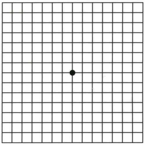 Проверим глаза. Тест Амслера.