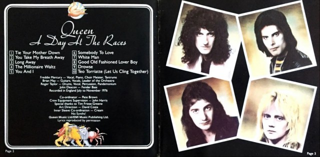 Музыка и музыканты: Queen-"A Day at the Races"