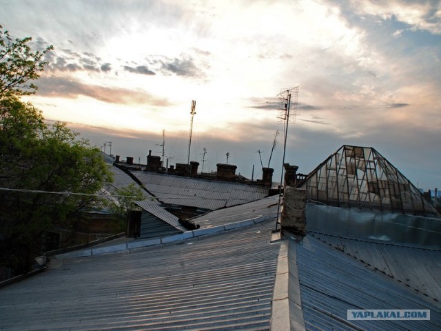 Вечерняя прогулка по крышам Одессы
