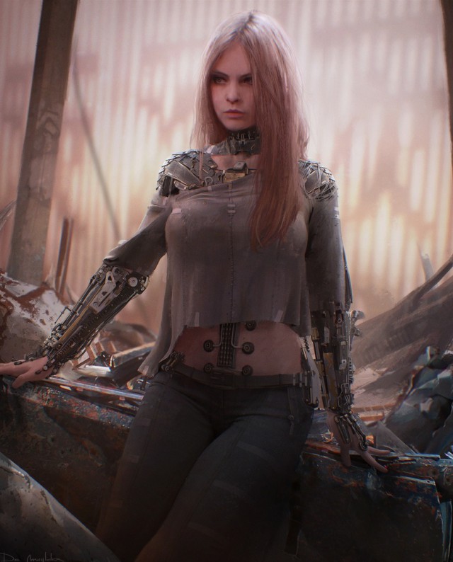 Рисунки : фантастика, Sci-Fi, киберпанк, постапокалипсис