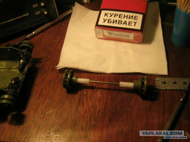 Оживление стендовой модели от звезды Т-34-85