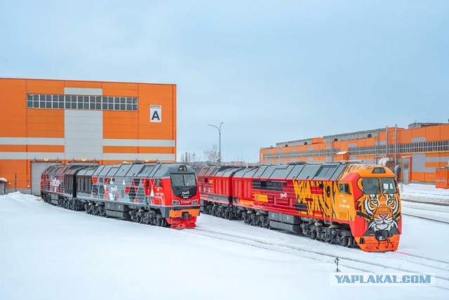 Сплотка новеньких тепловозов