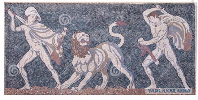 Археологами найдена древняя, 2000-летняя мозаика
