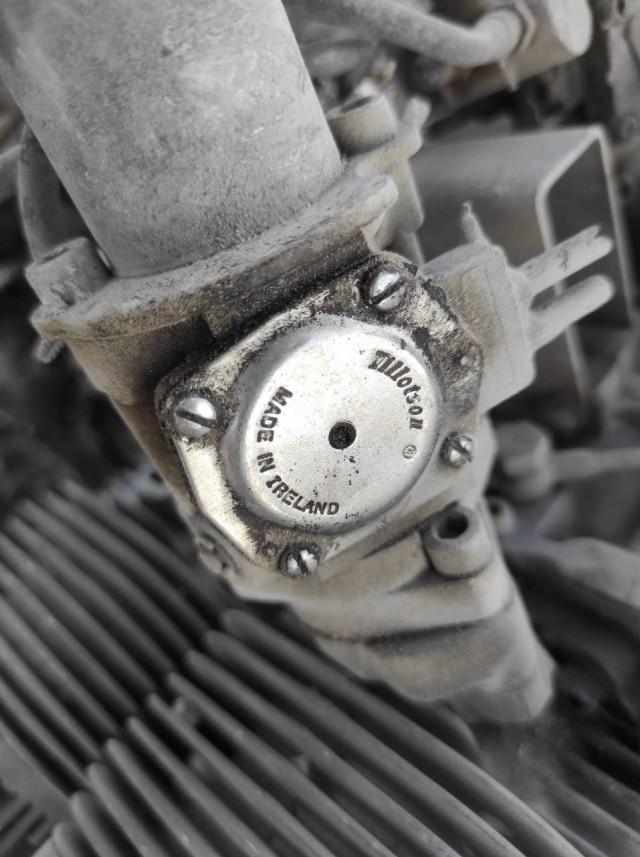 Фото части двигателя Герани-2, прилетевшего ночью в Николаевскую область