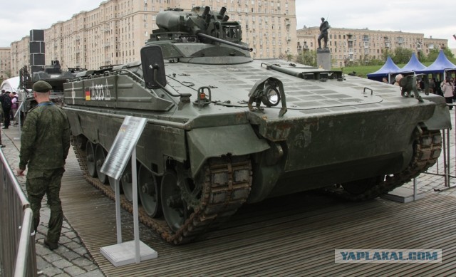 Механизм опускания пушки леопарда