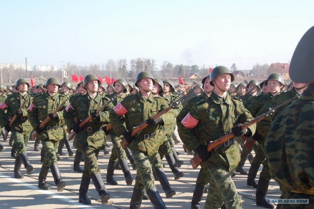 Репетиция парада на Красной плащади