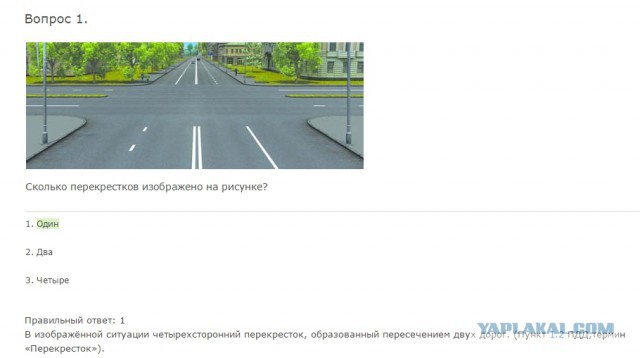 Проезд перекрестка