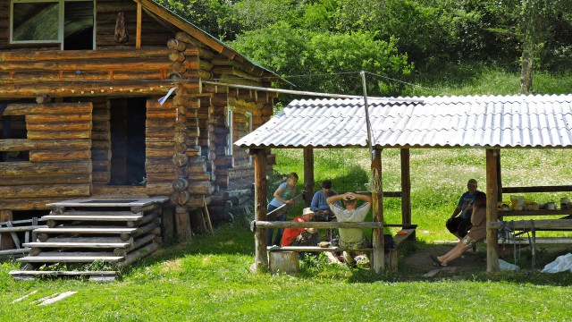Горный Алтай. Конный поход. Урочище Сугойное, база Элекмонар.