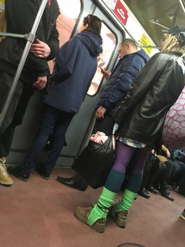 Модники из нашей подземки. Свежее