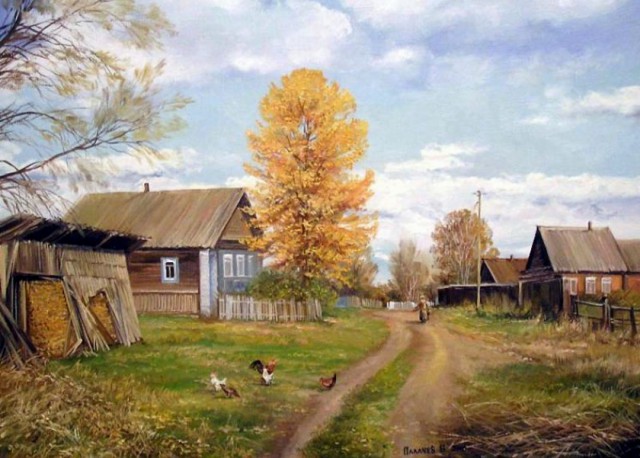 Осень в деревне