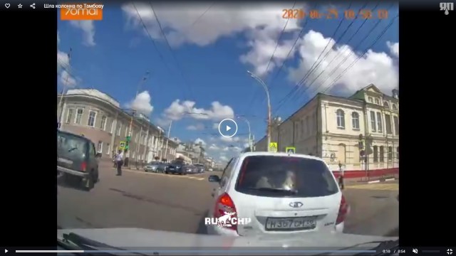 Шла колонна по Тамбову