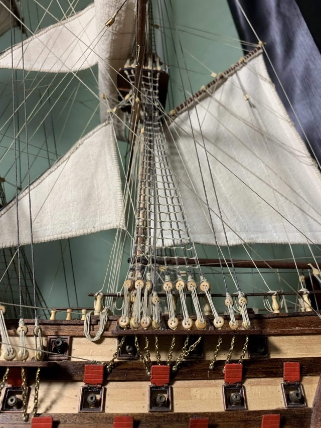 Постройка модели линкора Santisima Trinidad