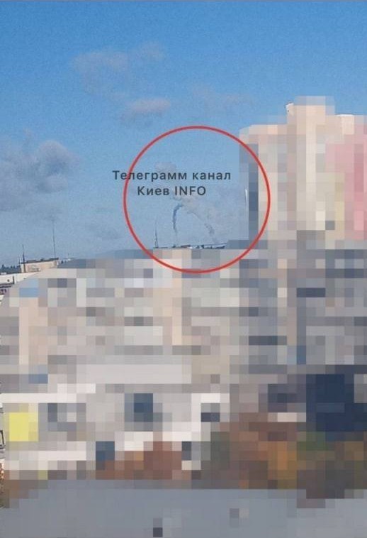 Работа ПВО в Киеве