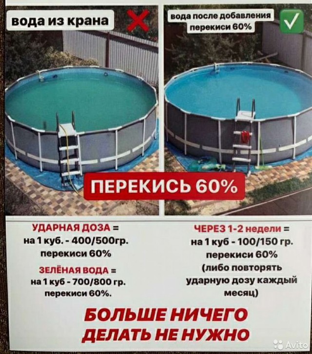А вот бассейн мог бы и почаще чистить