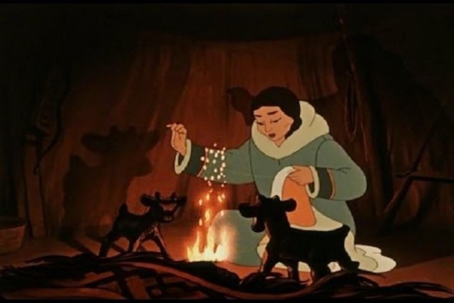 Новогодние мультфильмы: В яранге горит огонь