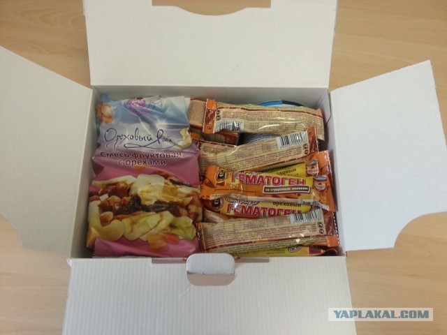 Сухпаёк российского донора