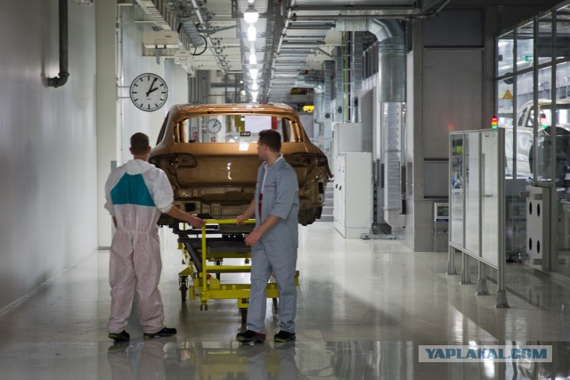 Завод Porsche в Лейпциге: