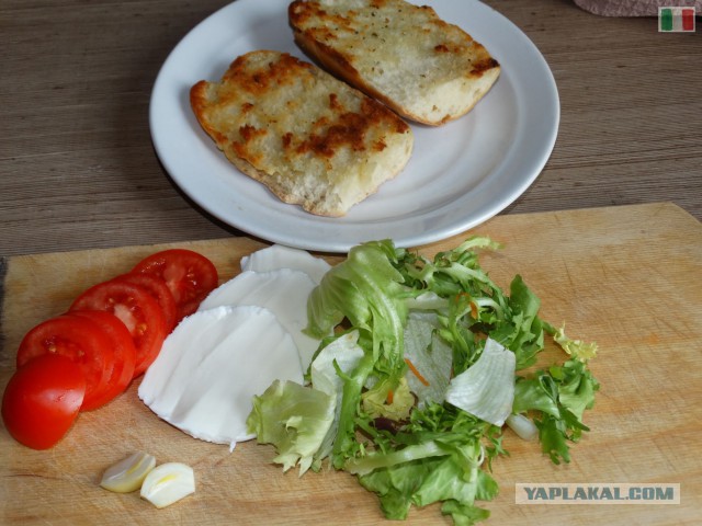 Оригинальная чиабатта, и закуска